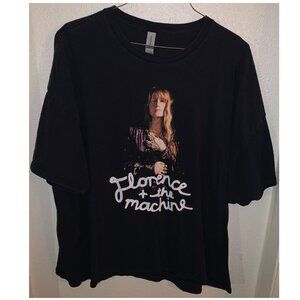Florence and the Machine Men's Black Music Band T-Shirt (size 4XL)